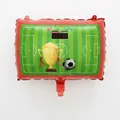 Soccer theme foil balloon with stadium design and trophy for sports birthday party decor - Soccer Field