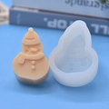 Sneeuwman siliconen mal voor DIY cake mousse chocolade en kaarsen bakken ambacht - Sneeuwpop