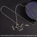 Collana con ciondolo a forma di drago in acciaio inossidabile color argento lucido - Drago Volante (Con Catena in Acciaio)