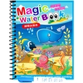 Magic water drawing book with marine animal theme and reusable water pen set - Undersea World