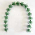 Artificial green PVC pine needle garland with flexible wire for Christmas DIY decor - 1.8-2m Long Pine Needle Garland