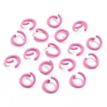 Anellini aperti in metallo rosa per creazione di gioielli fai-da-te e accessori - Rosa (anello Aperto)