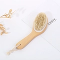 Lotus Wood Drumstick Brush With Massage Nodules