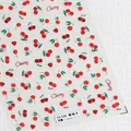 3D embossed cherry nail stickers with red hearts and green leaves for DIY nail art - Little Cherry Relief (TS-528)