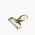 Swivel lobster clasp in antique bronze finish with a removable screw bar for bags - Inner Diameter 3.8cm / Antique Brass Hardware