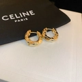 Minimalist irregular hammered gold hoop earrings with textured finish and pin closure - 61# Gold Irregular Hammered Texture Hoop Earrings (61# Silver Earring Post-Gold-Real Gold Plated)