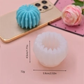 Succulent cactus silicone mold for DIY candles and resin art with size measurements - Cactus Shape (1)