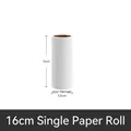 Plakroller vervangrol 16cm lengte en 3,8cm binnendiameter wit plakkerig papier - Navulling 16cm (30 Vel)
