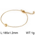 Bracciale dorato con ciondolo a zampa di gatto, misura 185x1.2mm, peso 1g con chiusura a moschettone - Bracciale (KB116962-K) / Oro