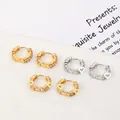 Pendientes de aro con circonitas brillantes en oro y plata con engaste de diamante - Pendientes de Aro Pequeños con Pavé de Circonitas (A-162 Pendientes Bicolores)