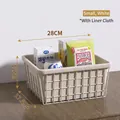 Small with Fabric Liner White