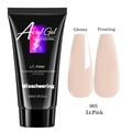 Light pink 60ml acryl gel for nail extension with glossy and matte finish display - Light Pink (60ml)