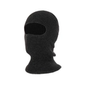 Winter black knit balaclava mask for outdoor skiing with single-hole protection - 1-Hole Design / Dark Gray