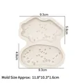 DIY-Silikonform mit Gras-Blumen-Texturen für Fondant, Schokolade und Harzkunst 15-981 - 1# Rasen / Grau