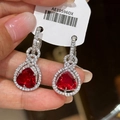 55# Argento-Rosso-Triangolo Infinito (Perno Argento 925)