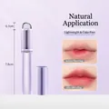 Pennello labbra in silicone viola chiaro con punta tonda, altezza 7,8 cm per il trucco - Sfumato Viola / Patata Dolce Viola