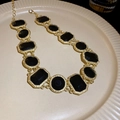 No.10 Gold Black Necklace