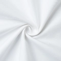 Gros plan sur la texture du tissu blanc uni montrant un drapé souple et des détails fins - S / Blanc (Coton)