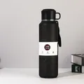 1500ML matte black 316 stainless steel vacuum insulated water bottle for outdoor sports - 1500ml / Classic Black