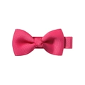Vibrant rose red 2 inch grosgrain ribbon bow hair clip for children and girls - Rose Pink (14)