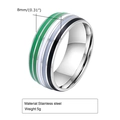 Green White Blue Black Four-color Striped Style (PR-047S)