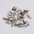 Silver metal alligator clips for Christmas flower DIY accessories in bulk set - Metal Clips / 2cm / Silver