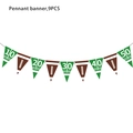 Bannière de 9 fanions de football américain avec numéros de lignes pour décoration - Super Bowl B