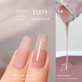 Vernis à ongles Y009 gelée de pêche avec finitions mates et brillantes en rose nude - Y-009 Gelée de Pêche