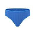 String bleu en maille côtelée pour femme, coton extensible au style minimaliste moderne - S (30) / Bleu Royal