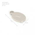 Oval 304 stainless steel letter V charm pendant with precise measurements for DIY jewelry - Letter V(ZA2254S-V) / Pendant Only / Silver