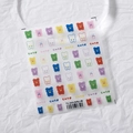 5D stereoscopic colorful bear nail art stickers with cute lettering design TS-2609 - Color Bear Style (TS-2609)