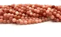 Perles rondes de quartz fraise rose naturel de qualité pour bijoux DIY - 4MM Env. 90 Perles / Aventurine rose foncé