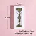 Jade roller and gua sha set specifications table showing size and weight data - Double Roller + Box