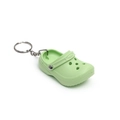 Porte-clés mini sabot de jardin vert menthe pour sacs et clés avec anneau argent - Sabot Vert