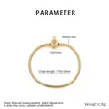 Macro detail of gold snake chain bracelet with crown heart rhinestone clasp parameters - Gold Classic Cylinder Clasp (KB207082-CALY)