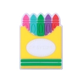 Colorful silicone crayon box bead for DIY kids jewelry and baby pacifier chains - Crayon Shin-chan Checkerboard