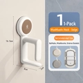 Gancio a ventosa multifunzionale in plastica beige per la custodia del bagno - 1 Pezzo / Albicocca Tramonto