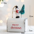 Christmas snowman mailbox ornament with red scarf and Merry Christmas text - Type E-White Snowman Mailbox (Large)