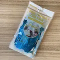 Blue laser foil fringe curtain in packaging for wedding party wall decoration - 1x2m / Laser Lake Blue