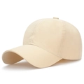 Minimalist beige outdoor quick-dry baseball cap in lightweight breathable fabric - Adjustable / Beige