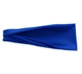 Bandeau de yoga élastique bleu pour le fitness et la course en tissu absorbant l'humidité - Bleu royal
