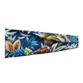 Sport headband with tropical leaf print on navy blue background for yoga and running - 19# Navy Tropical Leaves