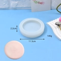 Detailansicht der runden Silikonform für Mousse mit Maßen 11,5 cm Durchmesser und 146 g - Runde Sandwichform (Klein)