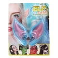 Orejas de elfo degradadas en azul y rosa en embalaje para cosplay y fiestas de Halloween - Azul