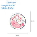 Round wood pulp sponge featuring lucky duck cartoon print and 8.5cm diameter design - Good Luck Duck