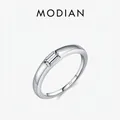 Eleganter S925 Sterling Silber Ring mit quadratischem Zirkonia im Smaragdschliff auf Weiß - US Größe 5 / Silber