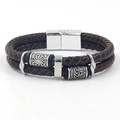 Corde en cuir marron