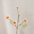 Artificial light pink daisy branch with multiple flowers for table decoration - Champagne
