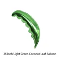Palloncino in alluminio a forma di foglia di palma verde chiaro da 36 pollici per feste - Foglia di Cocco Verde Chiaro da 36 Pollici