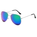 Gold Frame Green Mirror Lens